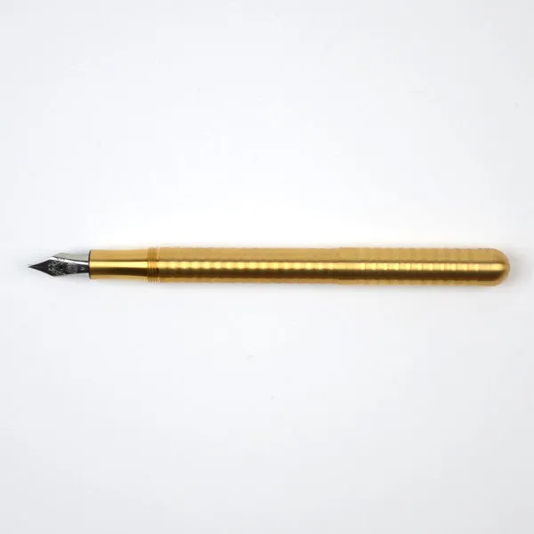 Kaweco - Liliput Fountain Pen Brass Wave - Gold