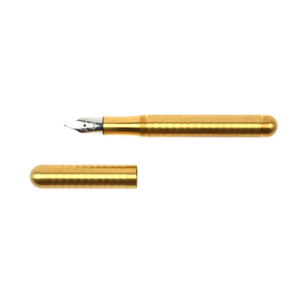 Kaweco - Liliput Fountain Pen Brass Wave - Gold