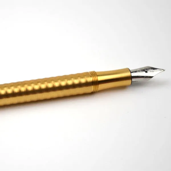 Kaweco - Liliput Fountain Pen Brass Wave - Gold