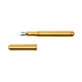 Kaweco - Liliput Fountain Pen Brass Wave - Gold