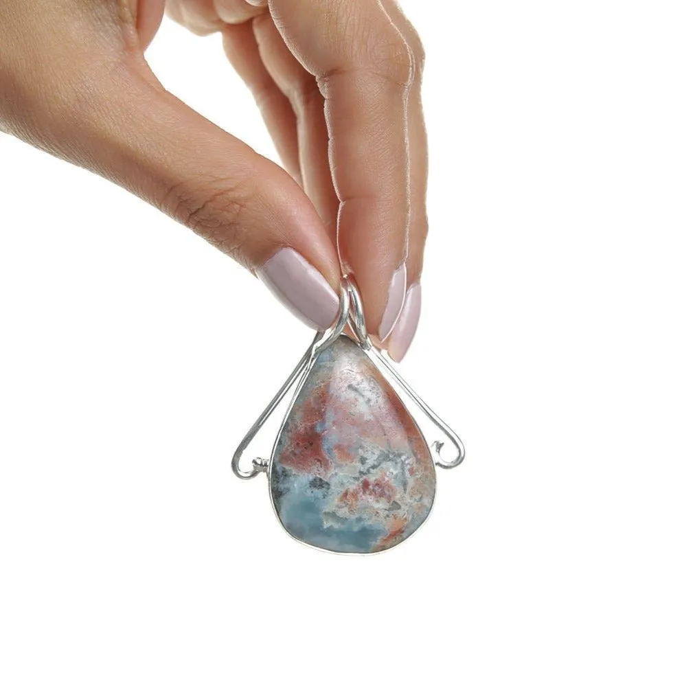 Larimar Specimen Pendant Kilauea