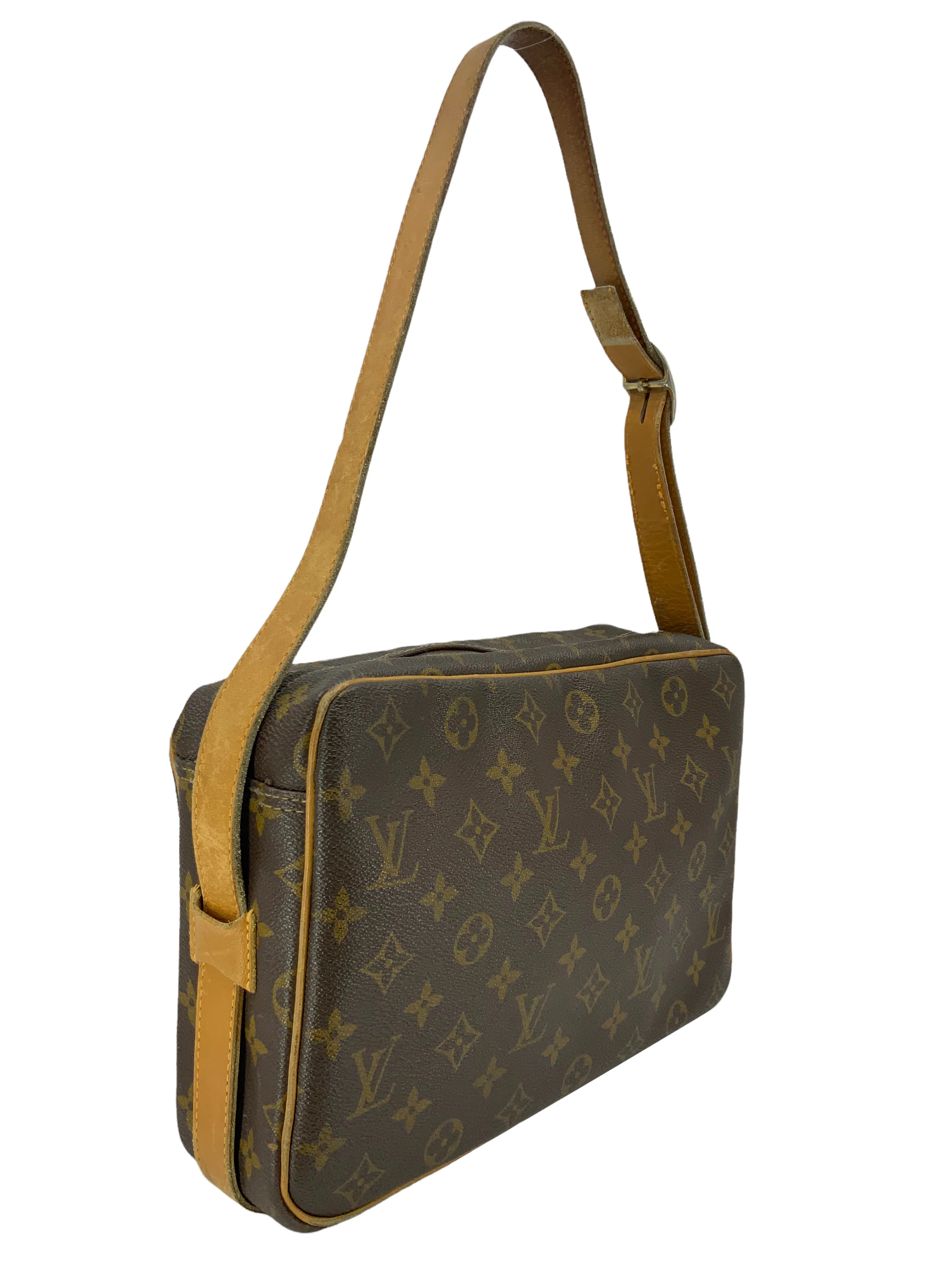 Louis Vuitton Vintage French Company Monogram Canvas Sac Bandouliere 30 Bag