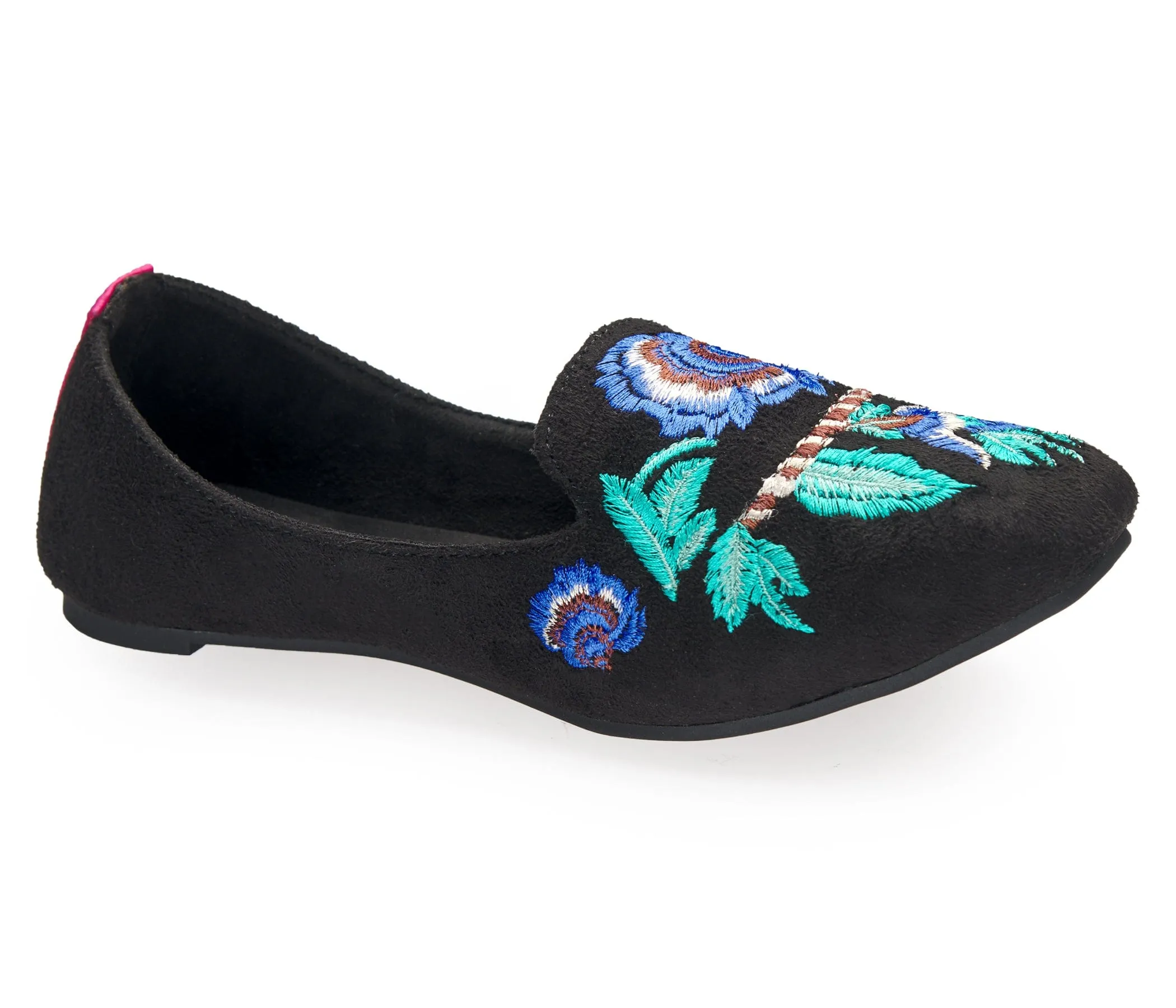 Midnight Blossom Loafers