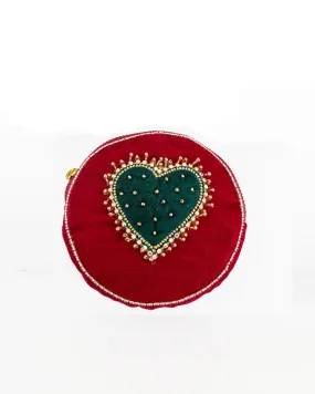 My Doris Heart Round Purse