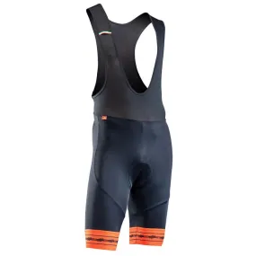 Northwave Wingman Gel Bibshort - Black/Siena Orange