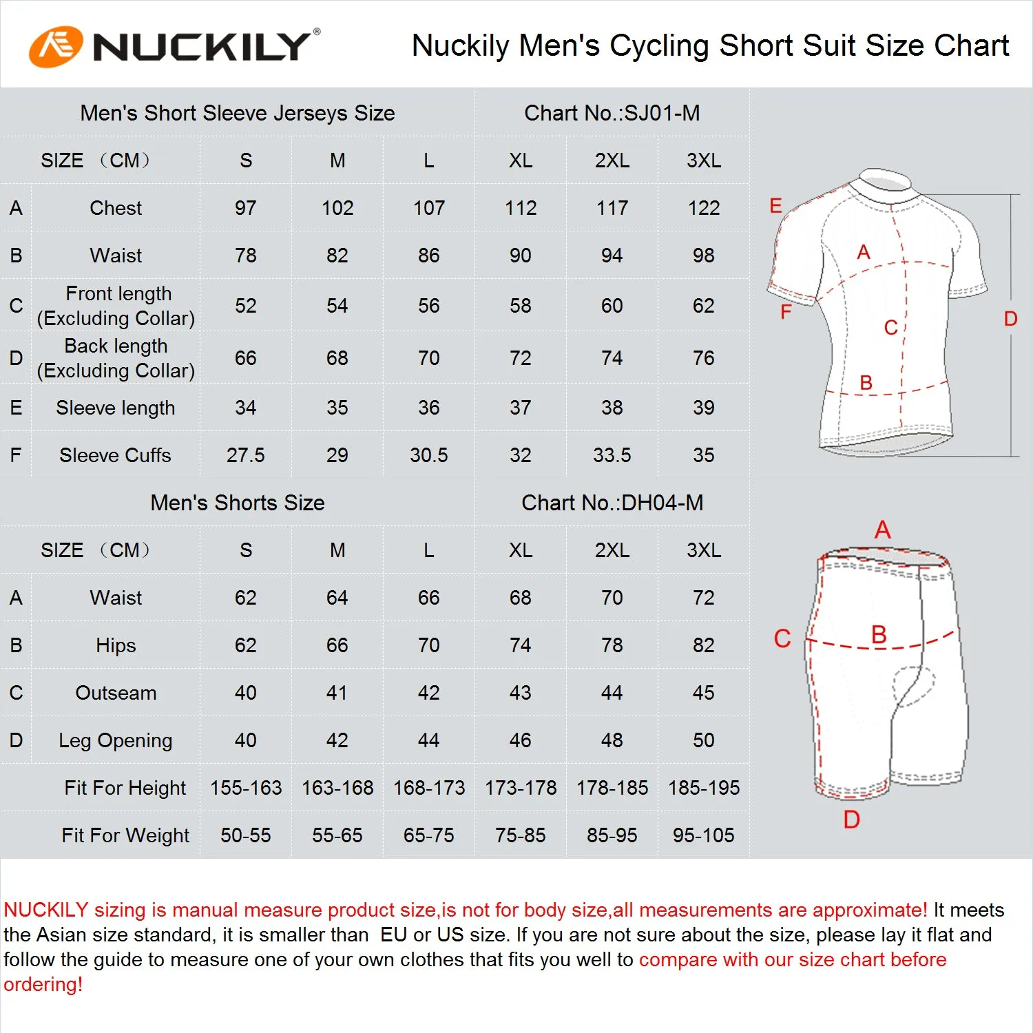 Nuckily MA002-MB002 Half Jersey and Short Set