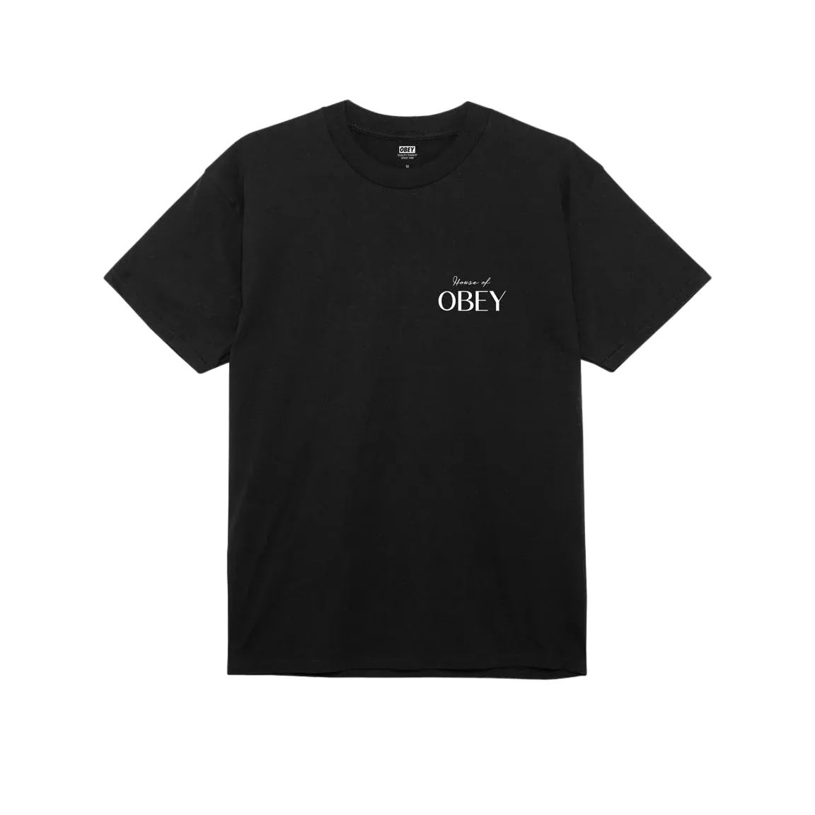 Obey men's short sleeve t-shirt House of Obey 165263753 A950800 black