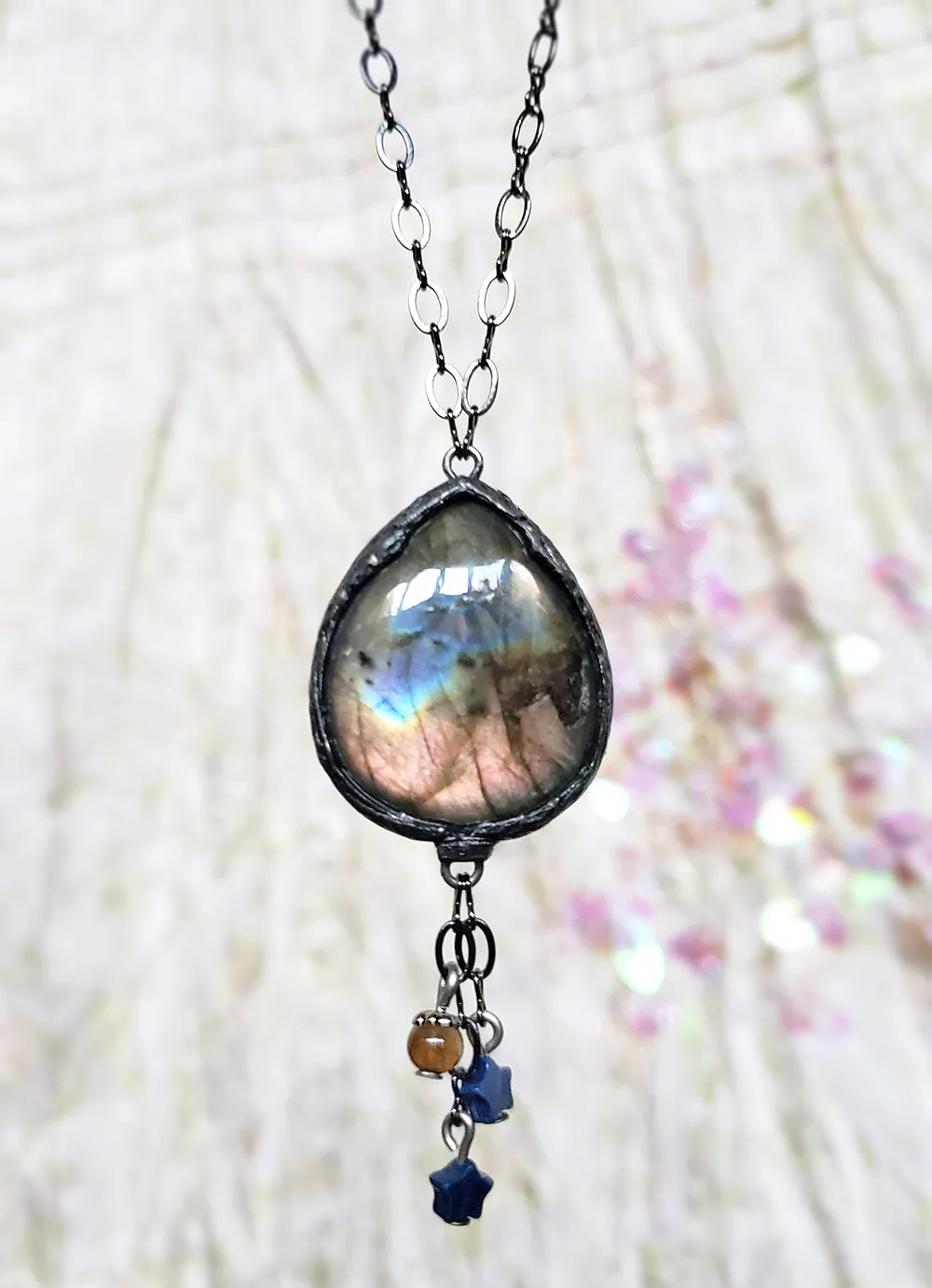 Orion's Arch ~ Labradorite Amulet