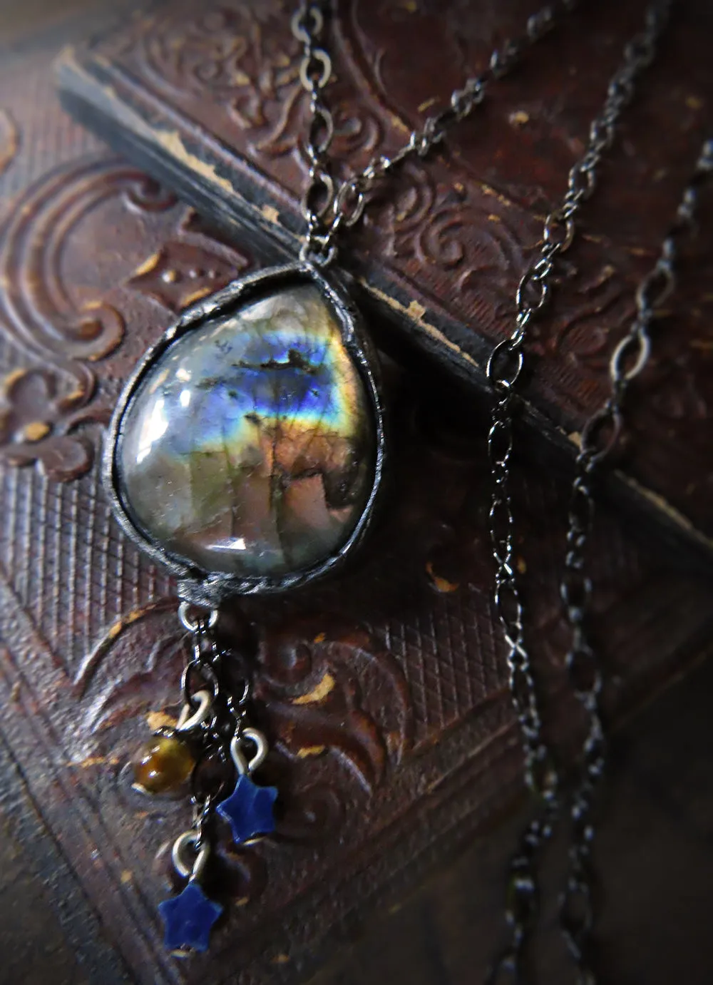 Orion's Arch ~ Labradorite Amulet