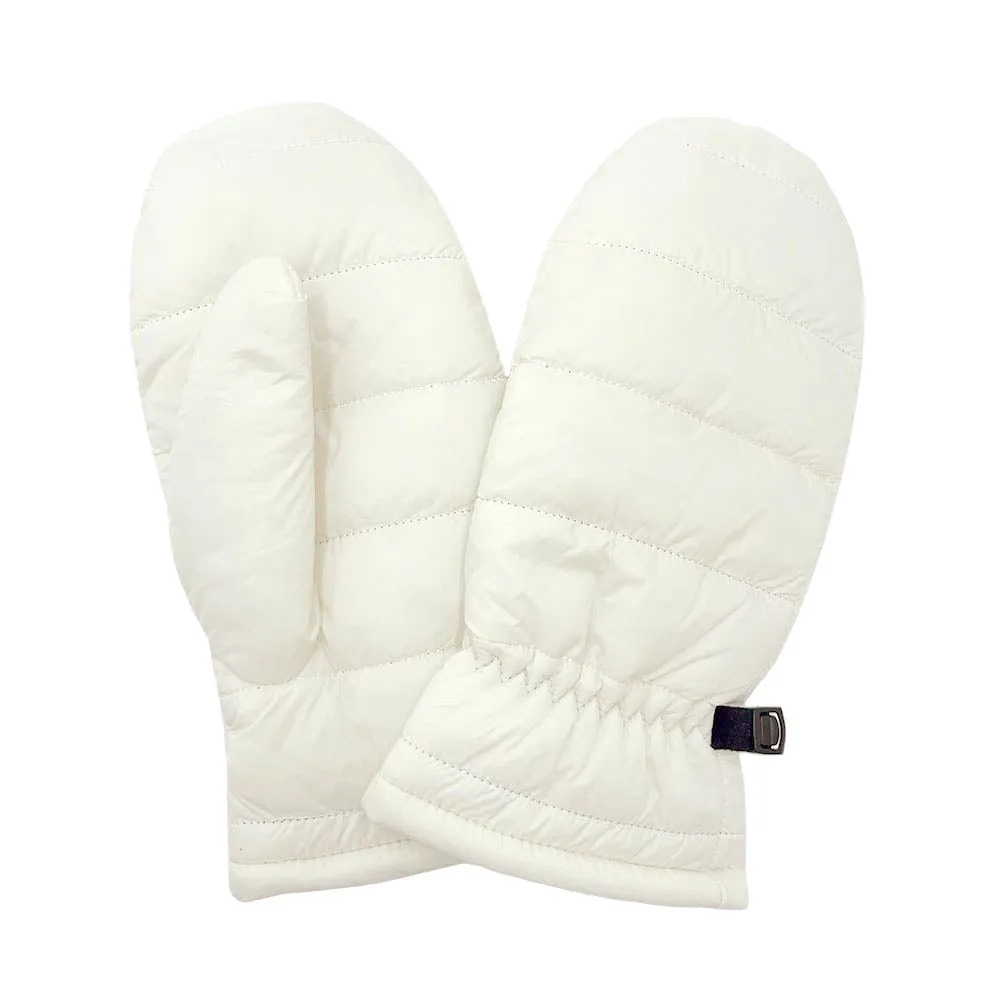 Padded Puffer Mitten Gloves