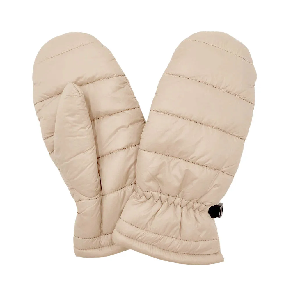 Padded Puffer Mitten Gloves