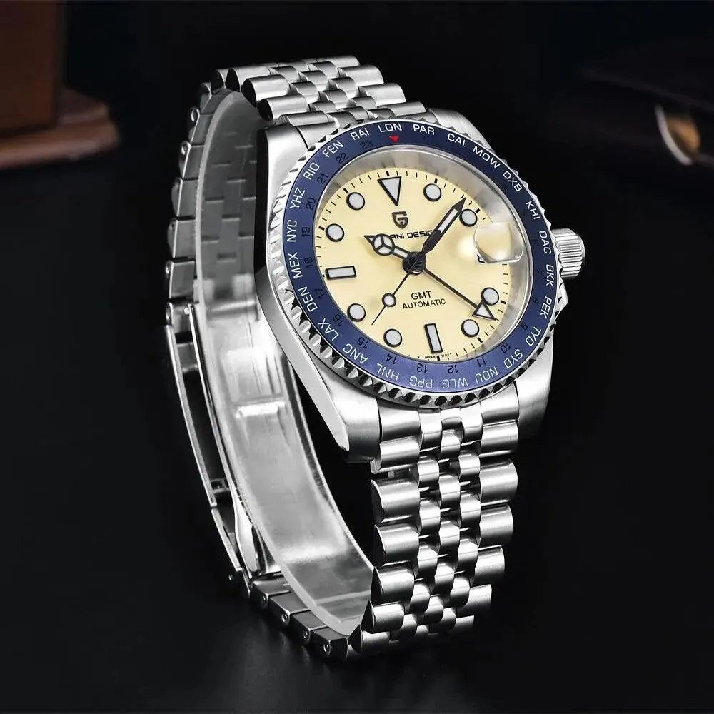 PD1758 Men's Simple Watch  - Stainless Steel Automatic Mechanical Wristwatches