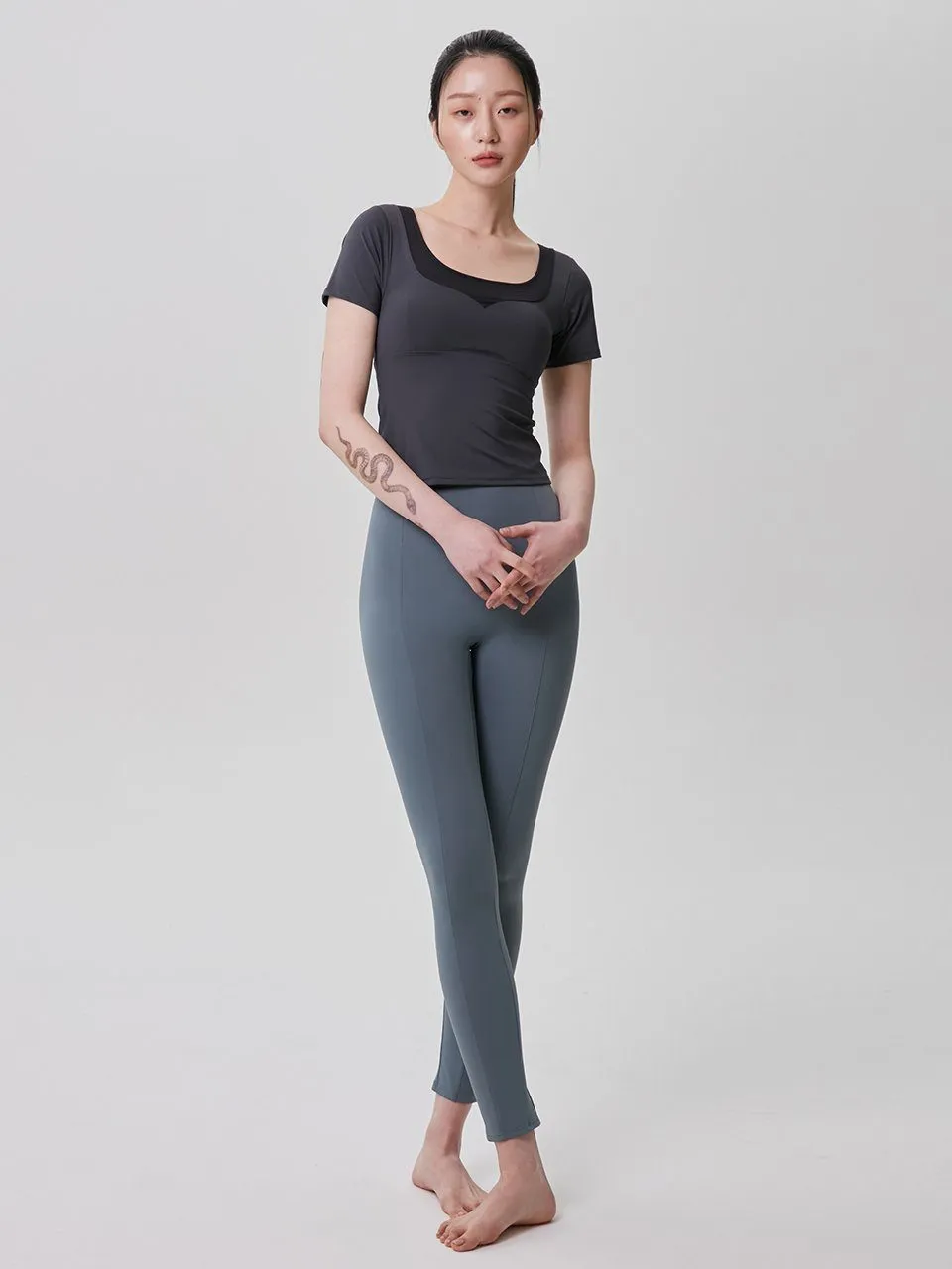 Powder Leg Sketch Leggings 9 (2colors)