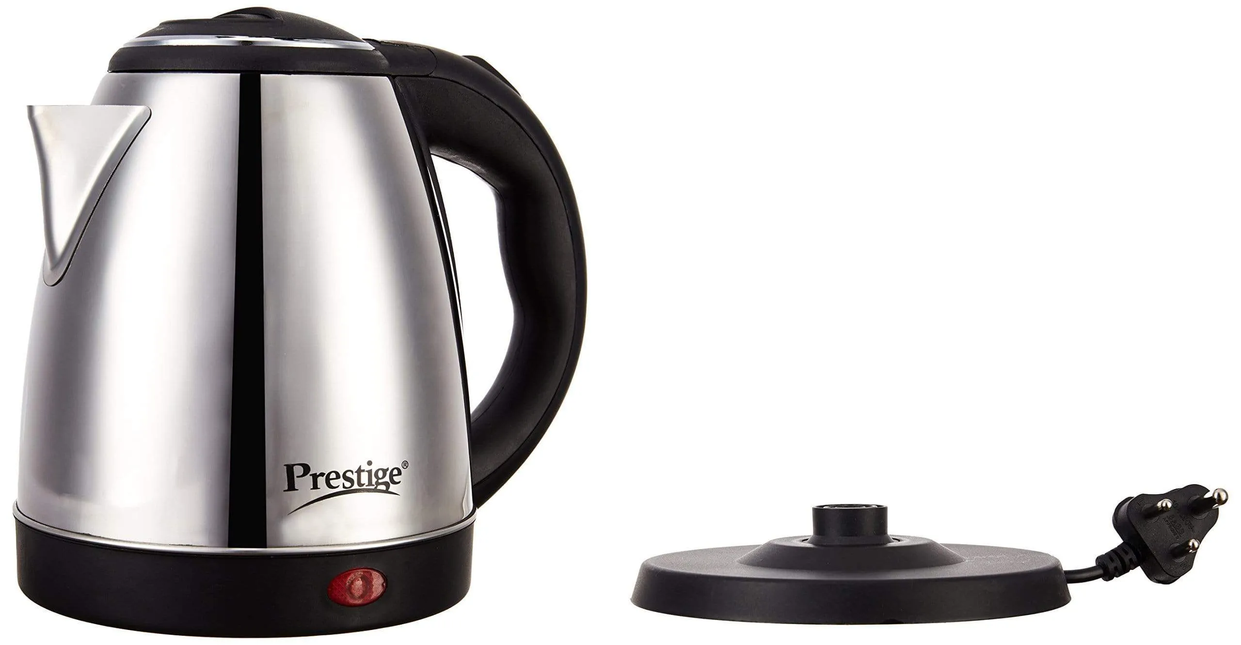 Prestige Electric Kettle PKOSS - 1500watts, Steel (1.5Ltr), Black