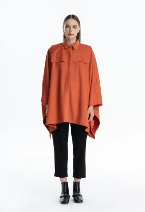 Shoulder Drape Slip On Outerwear