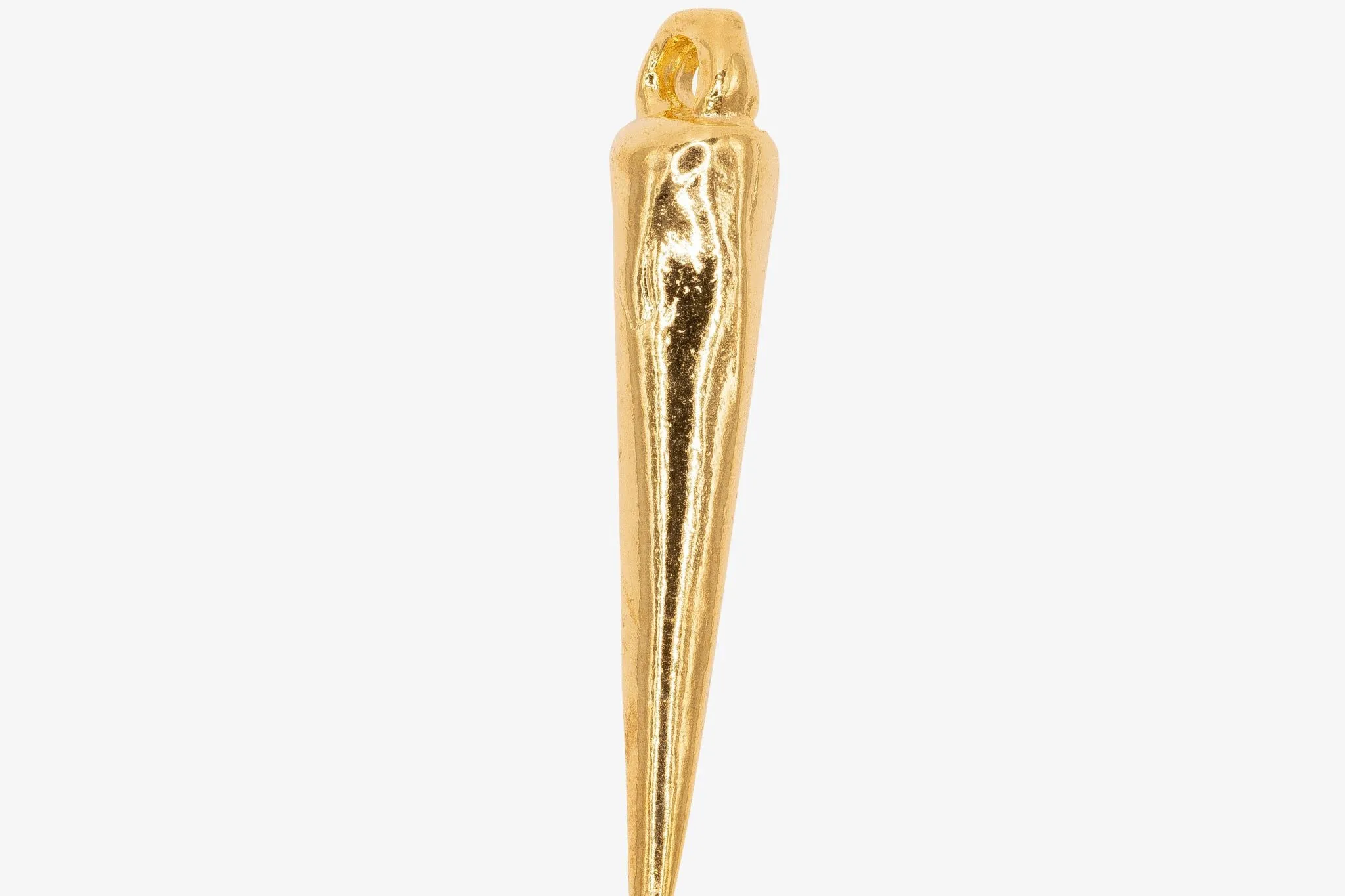 Spike Charm Wholesale 14K Gold, Solid 14K Gold