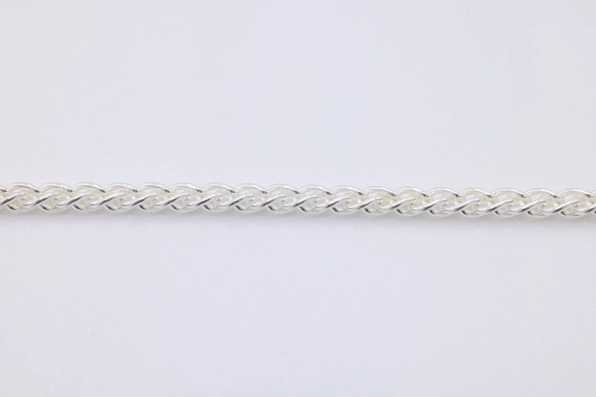 Sterling Silver 1.8 mm Wheat Chain, Wholesale Jewelry Making Wheat Chain