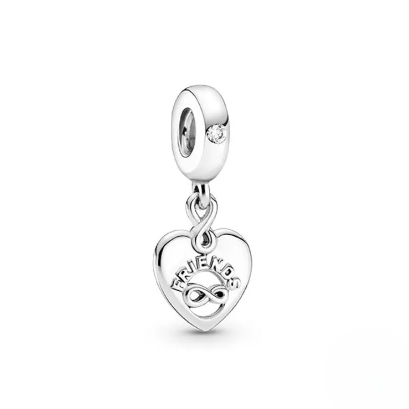 Sterling Silver Dangle Charm Fit DIY Jewelry For Women