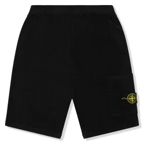 Stone Island Bermuda Cotton Shorts Black