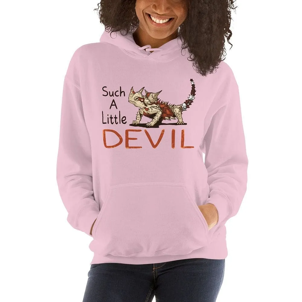 Such a Little Devil Hoodie, Thorny Devil, Cute Reptile Pullover