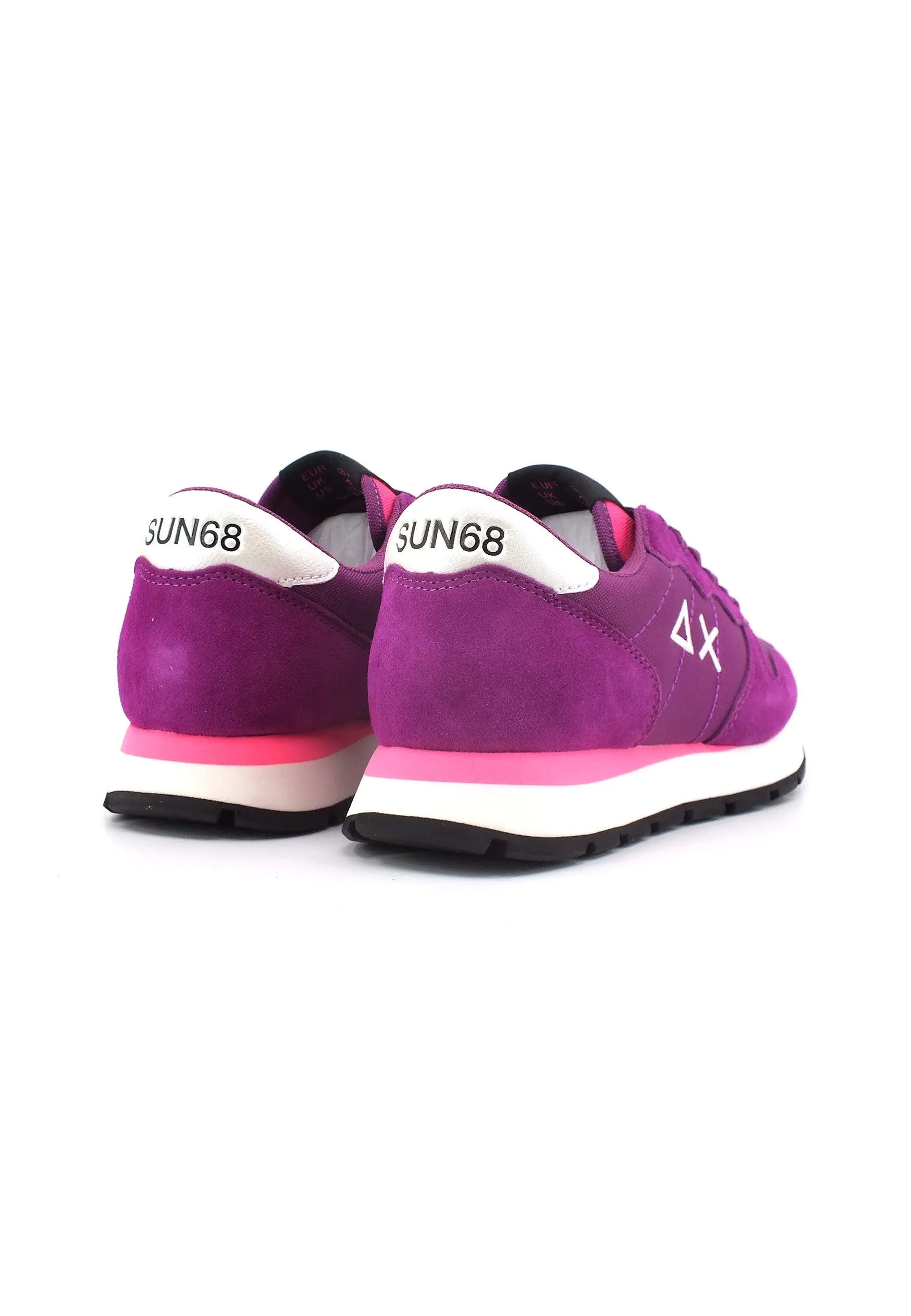 SUN68 Ally Solid Sneaker Donna Prugna Viola Z43201