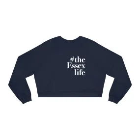 #theessexlife Women's Cropped Fleece Pullover