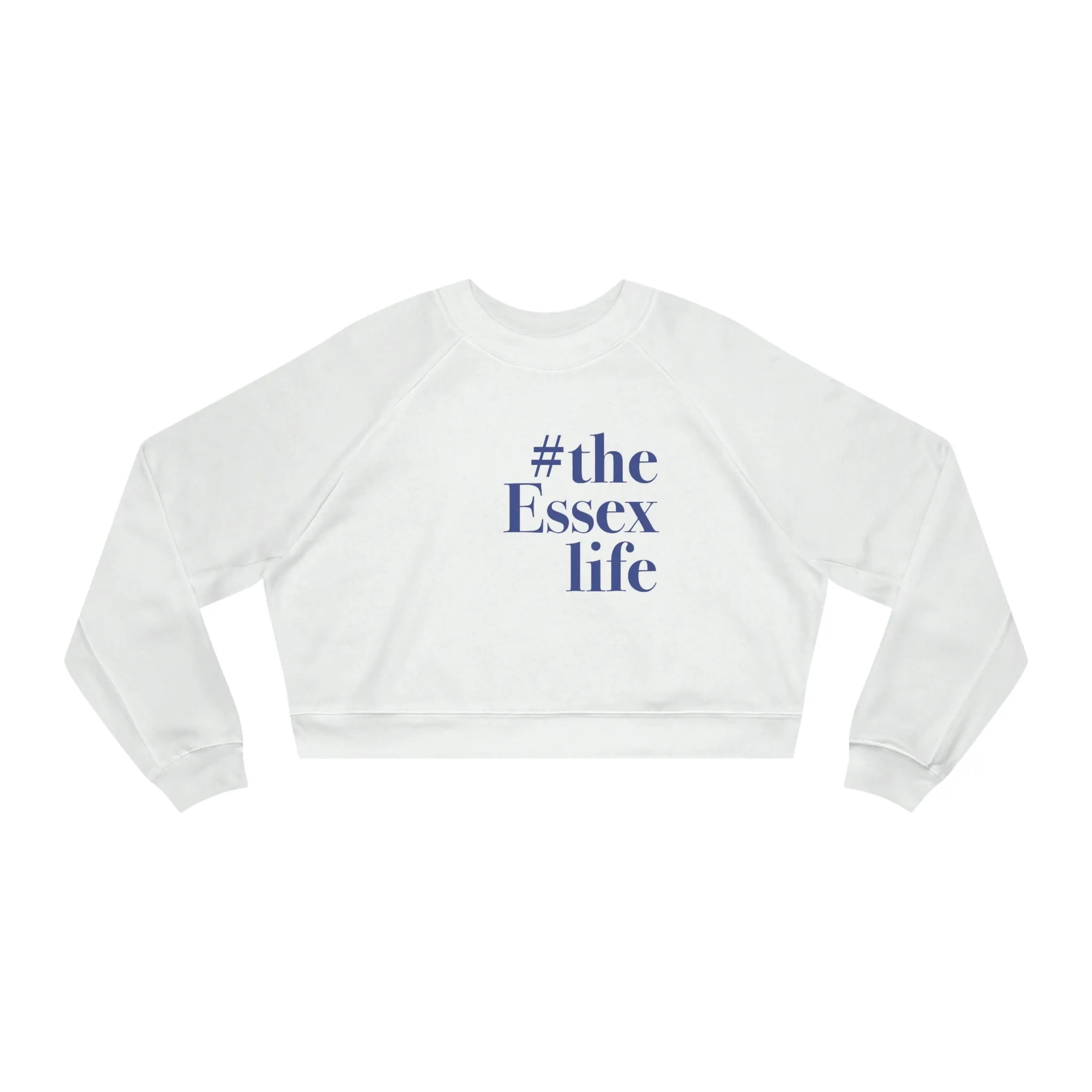 #theessexlife Women's Cropped Fleece Pullover