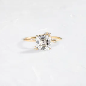 To A Flame Ring, Asscher Cut