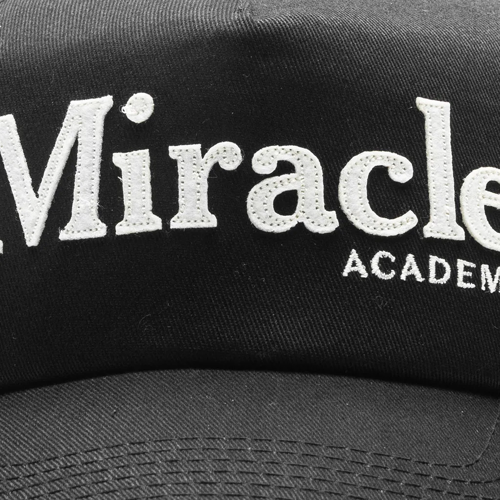 Vintage Miracle Academy Hat - Black