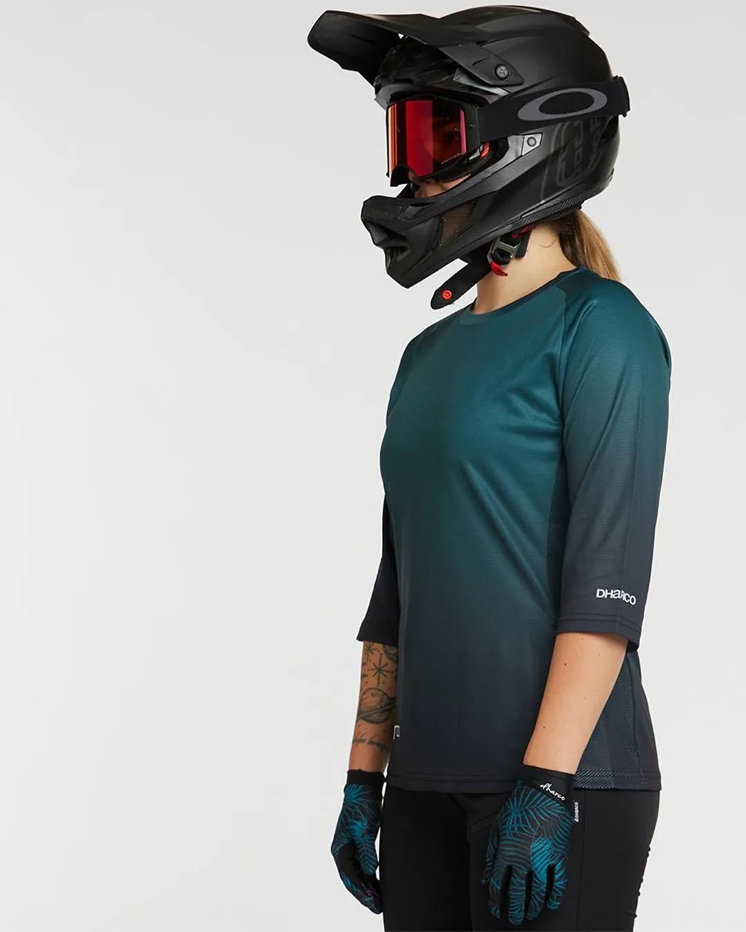 Womens 3/4 Sleeve Jersey | Forest Fade