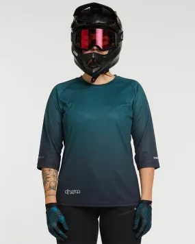 Womens 3/4 Sleeve Jersey | Forest Fade