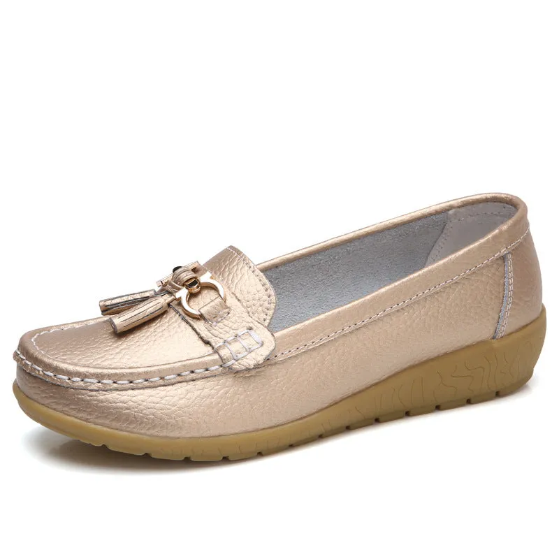 Women's Leather Breathable Moccasins Shoes