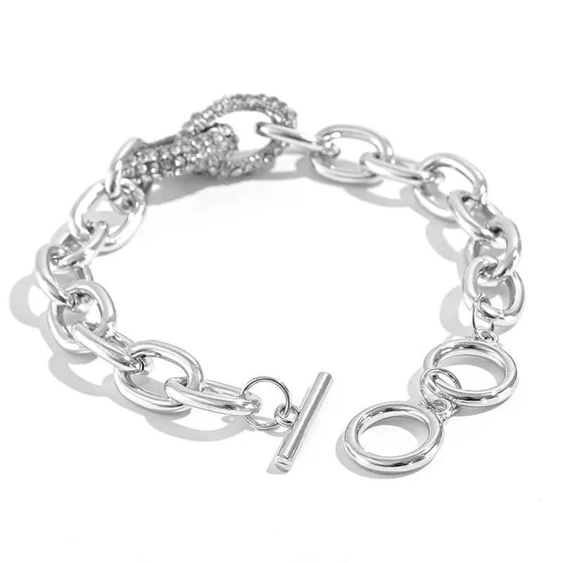 Women's Rhinestone Chain Bracelet